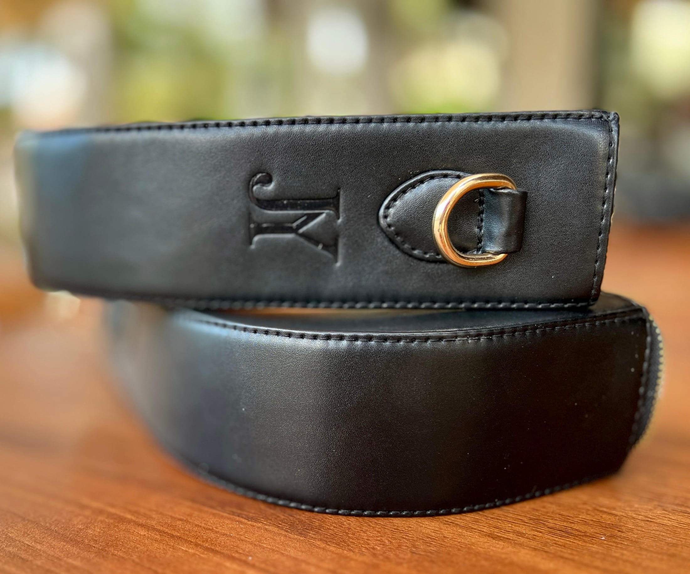 Black Braided Handle Luna Bag
