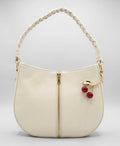 Off-White Braided Handle Luna Bag